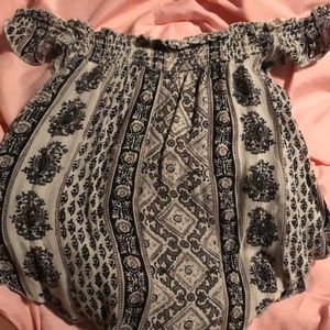 Abercrombie off shoulder shirt